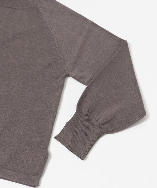 ITEMS URBANRESEARCH（アイテムズ アーバンリサーチ）の「ラグランニットプルオーバー（ニット/セーター・レディース・ブラック/オフホワイト/グリーン系その他/モカ・FREE）」の10枚目の写真