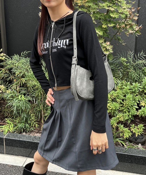 sevens(セブンズ)の「【sevens】CS BrooklynちびZIPパーカー(パーカー・レディース・アイボリー/ブラック/チャコール/ブラウン・FREE)」の19枚目の写真