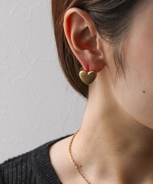 Cepica | 【LIMITED NUMBER】ハートワンタッチピアス(316Lステンレス)(ピアス（両耳用）)
