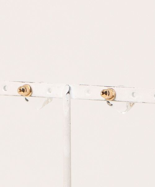 HARIO Lampwork Factory（ハリオランプワークファクトリー）の「【HARIO Lampwork Factory】ピアス フロート（ピアス（両耳用）・レディース・クリア・フリー）」の2枚目の写真