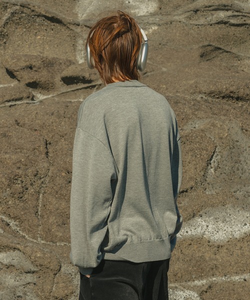 WETTEMPT(ウィテンプト)の「WOOL MIX BASIC CREW NECK KNIT /ウール混ベーシッククルーネックニット(ニット/セーター・メンズ・ブラック/グレー/レッド・SMALL/MEDIUM/LARGE)」の19枚目の写真