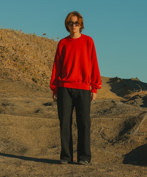 WETTEMPT(ウィテンプト)の「WOOL MIX BASIC CREW NECK KNIT /ウール混ベーシッククルーネックニット(ニット/セーター・メンズ・ブラック/グレー/レッド・SMALL/MEDIUM/LARGE)」の5枚目の写真