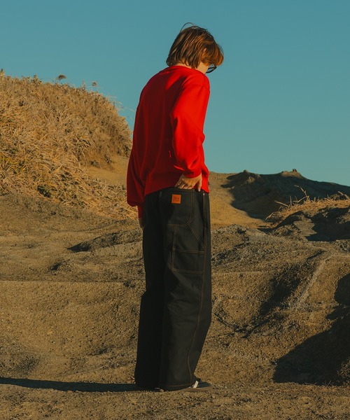 WETTEMPT(ウィテンプト)の「WOOL MIX BASIC CREW NECK KNIT /ウール混ベーシッククルーネックニット(ニット/セーター・メンズ・ブラック/グレー/レッド・SMALL/MEDIUM/LARGE)」の8枚目の写真