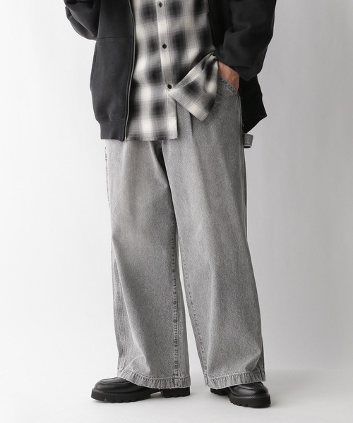 RAGEBLUE（レイジブルー）の「ヴィンテージライク/デニムバギーペインターパンツ【セットアップ対応】（デニムパンツ・メンズ・ブルー/グレー/ホワイト/グリーン・LARGE/SMALL/MEDIUM）」の22枚目の写真