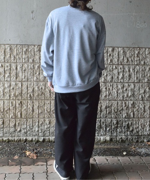MODISH GAZE(モディシュガゼ)の「【MODISH GAZE】BEARプリントスウェット(CP)(スウェット・メンズ・グレイッシュベージュ/杢グレー/オフホワイト・M/L)」の15枚目の写真