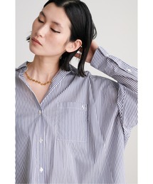 ［Web限定］【LARUTA】ちびロゴ刺繍BIGシャツ
