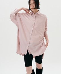 LARUTA | ［Web限定］【LARUTA】ちびロゴ刺繍BIGシャツ(シャツ/ブラウス)