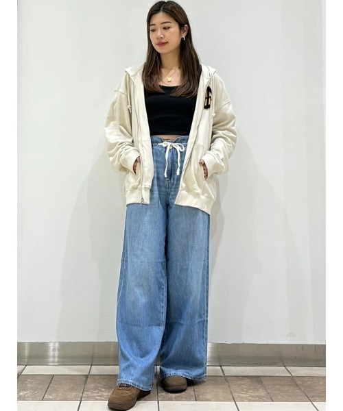 GAP（ギャップ）の「ヴィンテージソフト GAPロゴ ジップアップパーカー（パーカー・メンズ・ブラック/ブルー/ネイビー/ベージュ・XS/XL/S/M/L）」の14枚目の写真