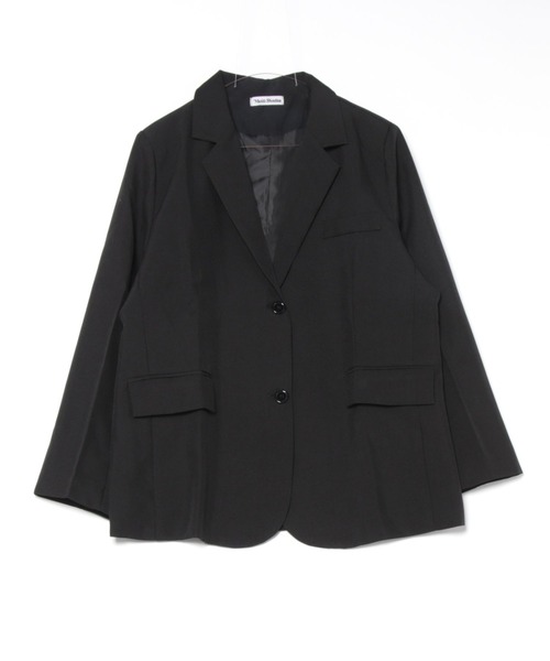 WEGO（ウィゴー）の「WEGO/【定番シルエット】ミドル丈テーラードジャケット（テーラードジャケット・レディース・グレー/ブラック・MEDIUM/LARGE/SMALL）」の20枚目の写真