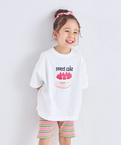 pairmanon（ペアマノン）の「【リンクコーデ】リブ素材サイクルパンツ（レギンス/スパッツ・キッズ・ホワイト系その他/ブラウン/ブラック系その他/ベージュ/グリーン系その他/ブルー系その他/ライトピンク/ブラック/ピンク・140/120/130/100/150/110/90）」の13枚目の写真