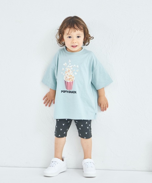 pairmanon（ペアマノン）の「【リンクコーデ】リブ素材サイクルパンツ（レギンス/スパッツ・キッズ・ホワイト系その他/ブラウン/ブラック系その他/ベージュ/グリーン系その他/ブルー系その他/ライトピンク/ブラック/ピンク・140/120/130/100/150/110/90）」の20枚目の写真