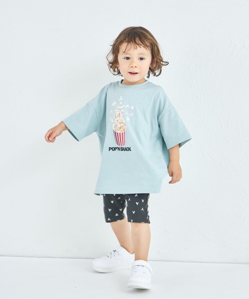 pairmanon（ペアマノン）の「【リンクコーデ】リブ素材サイクルパンツ（レギンス/スパッツ・キッズ・ホワイト系その他/ブラウン/ブラック系その他/ベージュ/グリーン系その他/ブルー系その他/ライトピンク/ブラック/ピンク・140/120/130/100/150/110/90）」の22枚目の写真