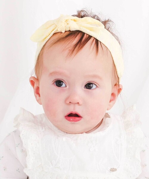 SLAP SLIP BABY(スラップスリップベビー)の「【お揃い】レースリボンヘアバンドベビー(44~54cm)(その他ベビー用品・キッズ・イエロー/ピンク/ホワイト・FREE)」の13枚目の写真