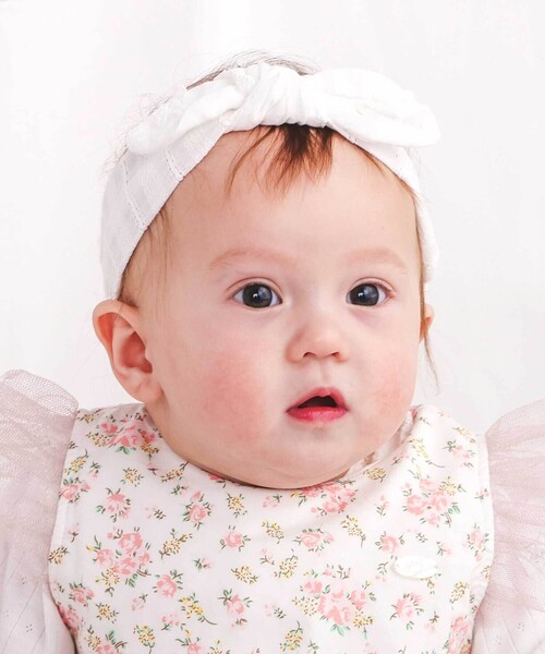 SLAP SLIP BABY(スラップスリップベビー)の「【お揃い】レースリボンヘアバンドベビー(44~54cm)(その他ベビー用品・キッズ・イエロー/ピンク/ホワイト・FREE)」の1枚目の写真