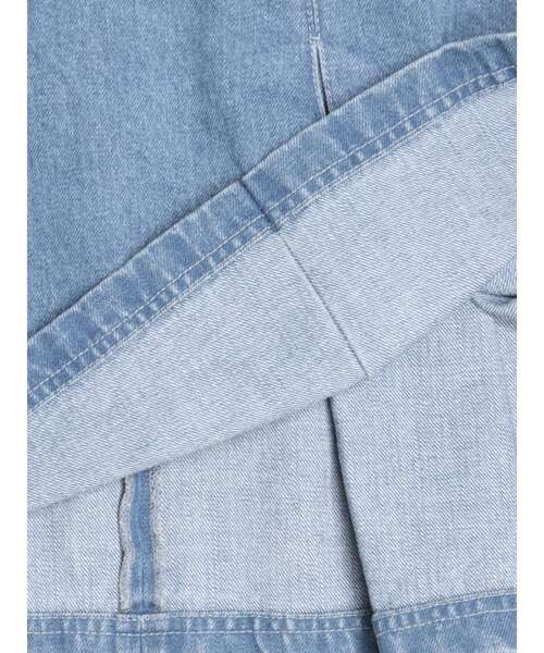 CALNAMUR(カルナムール)の「DENIM TUCK MINI SK/デニムタックミニスカート(スカート・レディース・ライトブルー/インディゴブルー・SMALL/MEDIUM)」の15枚目の写真