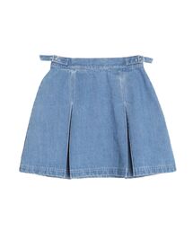 DENIM TUCK MINI SK／デニムタックミニスカート