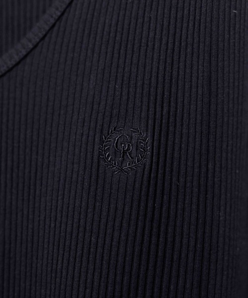 Mag.(マグ)の「【Growth by Grail】ワンポイント針抜きVネックT(Tシャツ/カットソー・メンズ・ブラック/ホワイト/グレー・MEDIUM/X-LARGE/LARGE)」の10枚目の写真