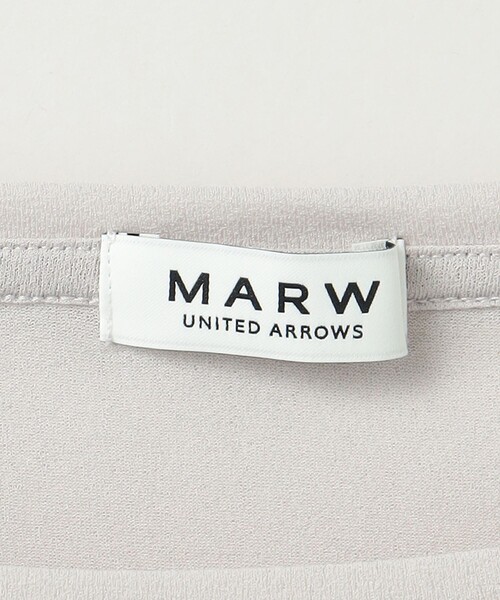 tシャツ 「MARW UNITED ARROWS」シアー クルーネック プルオーバー レディース セール】＜MARW UNITED ARROWS＞シアー クルーネック プル