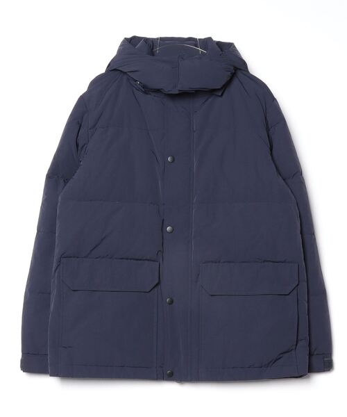 Magine(マージン)の「NYLON TUSSAH STAND HOOD DOWN JKT:ナイロンタッサー スタンド フード ダウンジャケット(ダウンジャケット/コート・メンズ・オリーブ/ネイビー/ベージュ/ブラック・46)」の4枚目の写真