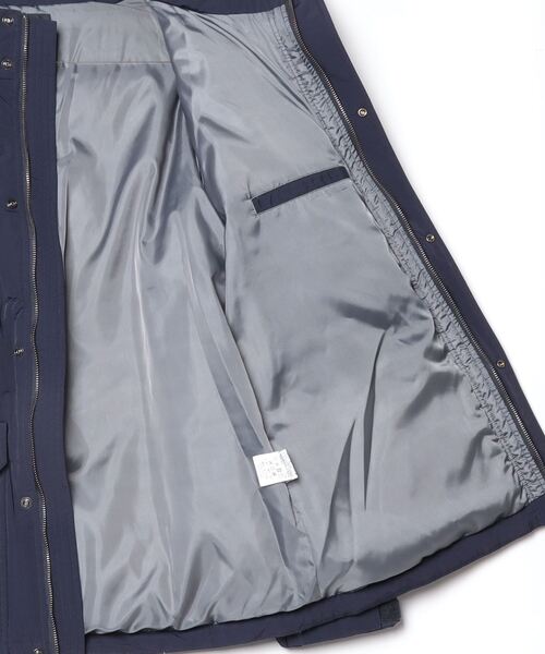 Magine(マージン)の「NYLON TUSSAH STAND HOOD DOWN JKT:ナイロンタッサー スタンド フード ダウンジャケット(ダウンジャケット/コート・メンズ・オリーブ/ネイビー/ベージュ/ブラック・46)」の6枚目の写真