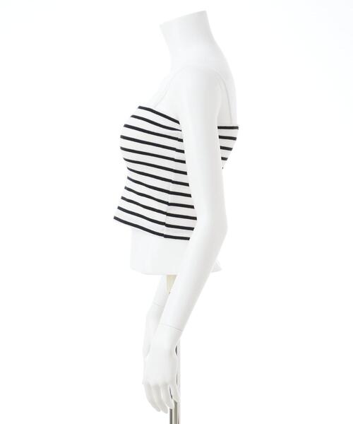 INGNI（イング）の「ベアリブキャミ（キャミソール・レディース・オフホワイト/ブラック/その他・M）」の15枚目の写真