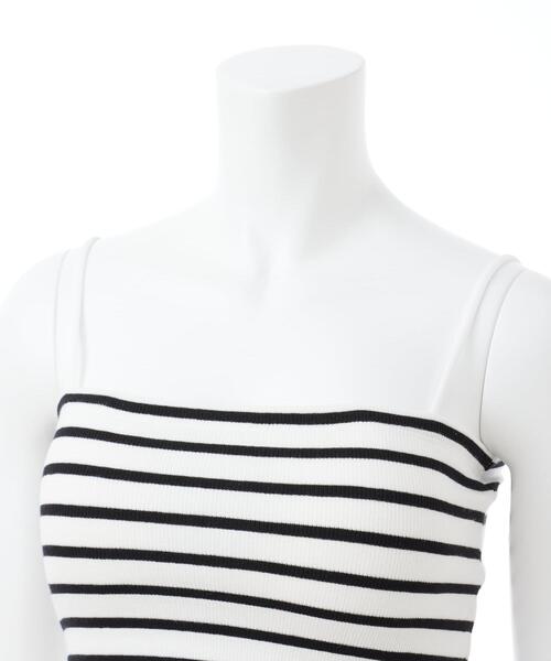 INGNI（イング）の「ベアリブキャミ（キャミソール・レディース・オフホワイト/ブラック/その他・M）」の17枚目の写真