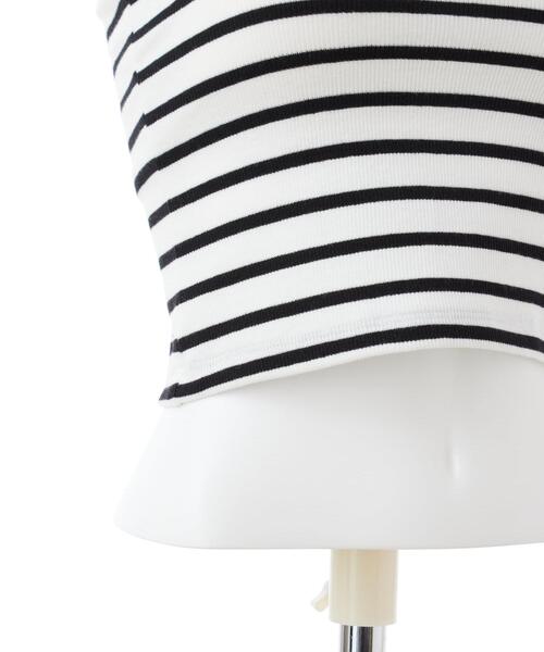 INGNI（イング）の「ベアリブキャミ（キャミソール・レディース・オフホワイト/ブラック/その他・M）」の19枚目の写真