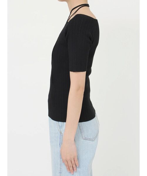 LAGUNAMOON（ラグナムーン）の「チョーカーデザインリブニットプルオーバー（ニット/セーター・レディース・ブラック/ピンク/イエロー・FREE）」の20枚目の写真