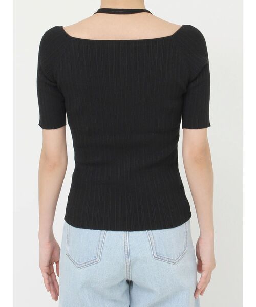 LAGUNAMOON（ラグナムーン）の「チョーカーデザインリブニットプルオーバー（ニット/セーター・レディース・ブラック/ピンク/イエロー・FREE）」の19枚目の写真