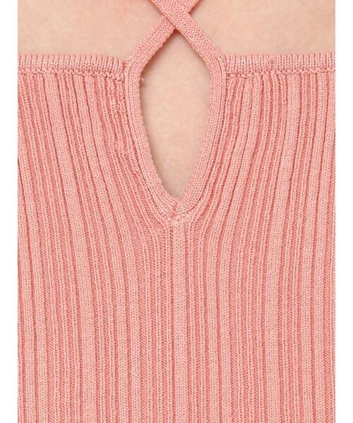 LAGUNAMOON（ラグナムーン）の「チョーカーデザインリブニットプルオーバー（ニット/セーター・レディース・ブラック/ピンク/イエロー・FREE）」の12枚目の写真