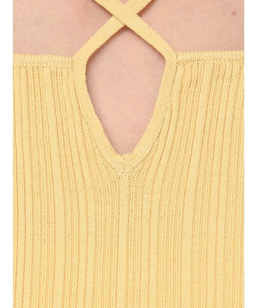 LAGUNAMOON（ラグナムーン）の「チョーカーデザインリブニットプルオーバー（ニット/セーター・レディース・ブラック/ピンク/イエロー・FREE）」の11枚目の写真