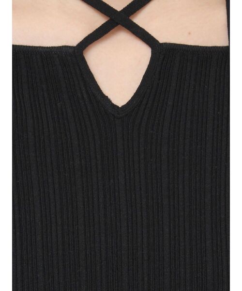 LAGUNAMOON（ラグナムーン）の「チョーカーデザインリブニットプルオーバー（ニット/セーター・レディース・ブラック/ピンク/イエロー・FREE）」の10枚目の写真