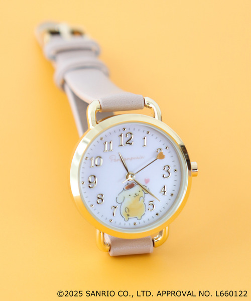 sanrio(サンリオ)の「〈SANRIO/サンリオ〉Watch/サンリオ キャラクターズ 腕時計 ハート針 ウォッチ G(アナログ腕時計・レディース・ブルー/ピンク/パープル/グレー/チェリーピンク/ベージュ・FREE)」の3枚目の写真