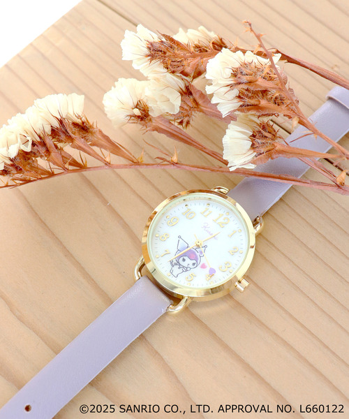 sanrio(サンリオ)の「〈SANRIO/サンリオ〉Watch/サンリオ キャラクターズ 腕時計 ハート針 ウォッチ G(アナログ腕時計・レディース・ブルー/ピンク/パープル/グレー/チェリーピンク/ベージュ・FREE)」の4枚目の写真