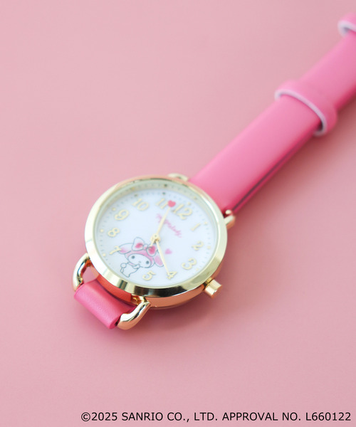 sanrio(サンリオ)の「〈SANRIO/サンリオ〉Watch/サンリオ キャラクターズ 腕時計 ハート針 ウォッチ G(アナログ腕時計・レディース・ブルー/ピンク/パープル/グレー/チェリーピンク/ベージュ・FREE)」の6枚目の写真