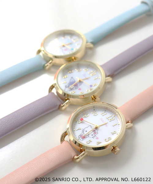 sanrio(サンリオ)の「〈SANRIO/サンリオ〉Watch/サンリオ キャラクターズ 腕時計 ハート針 ウォッチ G(アナログ腕時計・レディース・ブルー/ピンク/パープル/グレー/チェリーピンク/ベージュ・FREE)」の10枚目の写真