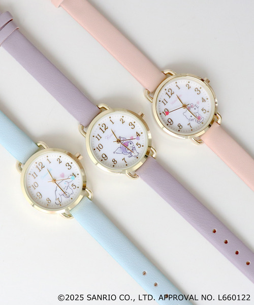 sanrio(サンリオ)の「〈SANRIO/サンリオ〉Watch/サンリオ キャラクターズ 腕時計 ハート針 ウォッチ G(アナログ腕時計・レディース・ブルー/ピンク/パープル/グレー/チェリーピンク/ベージュ・FREE)」の8枚目の写真