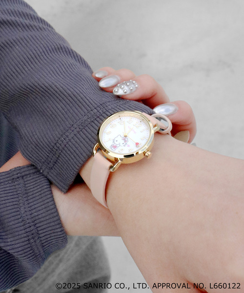 sanrio(サンリオ)の「〈SANRIO/サンリオ〉Watch/サンリオ キャラクターズ 腕時計 ハート針 ウォッチ G(アナログ腕時計・レディース・ブルー/ピンク/パープル/グレー/チェリーピンク/ベージュ・FREE)」の11枚目の写真