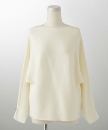 セレクト 袖スリット ドルマン ニット プルオーバー HUIT