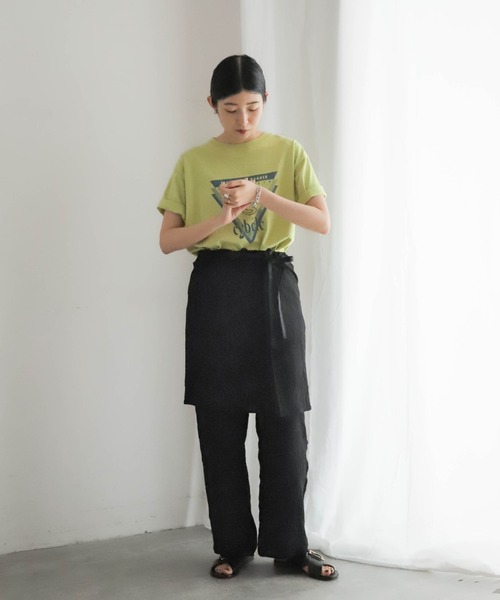 【MANOF】スカートレイヤードパンツ WRAP LAYERED PANTS｜SKIRT/PANTS(スカート/パンツ)｜MANOF