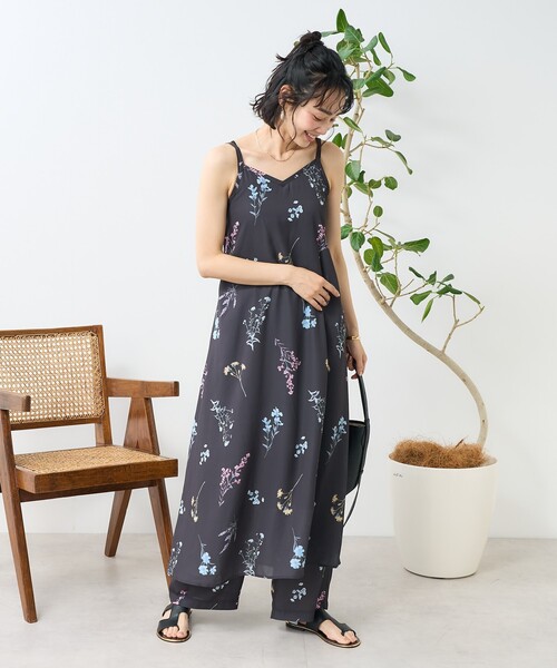 セール】大判花柄キャミワンピース（ワンピース）｜FREAK'S STORE