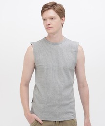 《DAILY/デイリー》RIB NOSLEEVE T-SHIRT / デイリーウェア リブ ノースリーブ Tシャツ / AVIREX / アヴィレックス