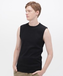 《DAILY/デイリー》RIB NOSLEEVE T-SHIRT / デイリーウェア リブ ノースリーブ Tシャツ / AVIREX / アヴィレックス