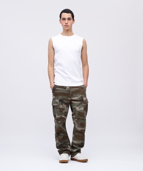AVIREX(アヴィレックス)の「《DAILY/デイリー》RIB NOSLEEVE T-SHIRT / デイリーウェア リブ ノースリーブ Tシャツ / AVIREX / アヴィレックス(Tシャツ/カットソー・メンズ・ホワイト/ブラック/グレー/オリーブ/ロイヤルブルー/チャコール・X-LARGE/LARGE/MEDIUM/SMALL)」の8枚目の写真