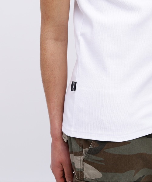 AVIREX(アヴィレックス)の「《DAILY/デイリー》RIB NOSLEEVE T-SHIRT / デイリーウェア リブ ノースリーブ Tシャツ / AVIREX / アヴィレックス(Tシャツ/カットソー・メンズ・ホワイト/ブラック/グレー/オリーブ/ロイヤルブルー/チャコール・X-LARGE/LARGE/MEDIUM/SMALL)」の13枚目の写真