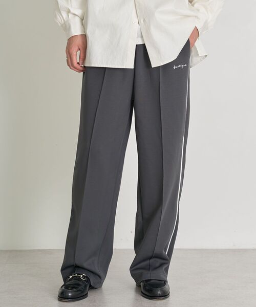 CRAFT STANDARD BOUTIQUE(クラフトスタンダードブティック)の「トラックパンツ(スウェットパンツ・メンズ・チャコールグレー/ネイビー/ブラック・M/L/XL)」の7枚目の写真