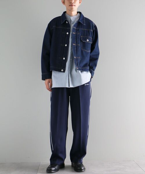 CRAFT STANDARD BOUTIQUE(クラフトスタンダードブティック)の「トラックパンツ(スウェットパンツ・メンズ・チャコールグレー/ネイビー/ブラック・M/L/XL)」の16枚目の写真