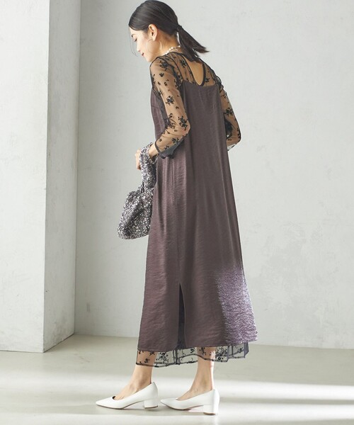 kaene 結婚式　パーティー　ワンピース　ドレス　レース kaene ドレス 「結婚式・パーティ」kaene:フロッキー レース