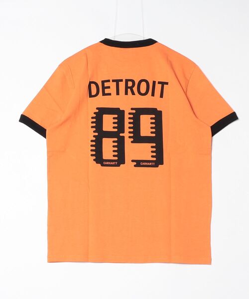 Carhartt WIP(カーハートダブリューアイピー)の「【Carhartt WIP】S/S 89 RINGER T-SHIRT エイティーナインリンガーティーシャツ(Tシャツ/カットソー・メンズ・オレンジ/ホワイト/ブルー/ネイビー・MEDIUM/LARGE/X-LARGE)」の9枚目の写真