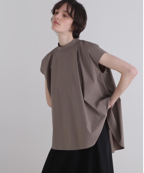 LE PHIL(ルフィル)の「◆SOLOTEXノースリーブブラウス(シャツ/ブラウス・レディース・ホワイト/ネイビー/ブラウン/ブルー/グレー/ブルー系その他2・F)」の3枚目の写真